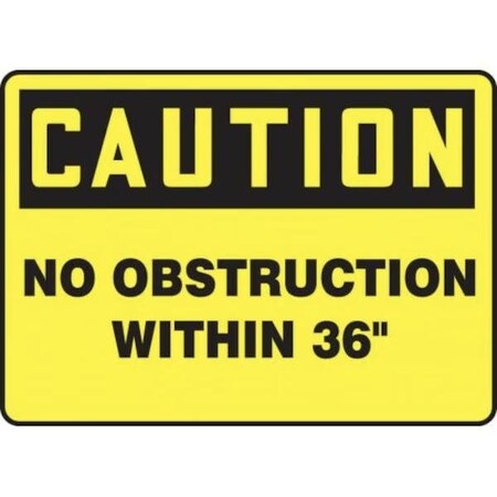 Accuform OSHA CAUTION Safety Sign NO MVHR668XL MVHR668XL